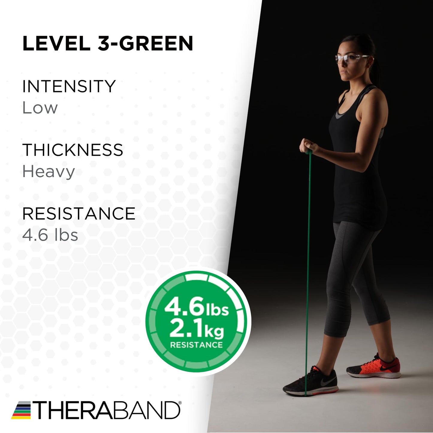 THERABAND Resistance Band, Green, Heavy, 50-Yard Roll, Latex Elastic Band for Exercise, Stretching, Physical Therapy, Yoga, Pilates, Home Workouts,…