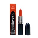 MAC Cosmetics Ximal Sleek Satin Lipstick - 828 Morange (Bright orange) 0.12 Oz / 3.5 g
