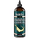 Organic Castor Oil (16oz) - Pure Castor Oil Organic Hexane Free Cold Pressed Unrefined Bottle - Natural Hair Growth Oil for Moisturizing & Healing Dry