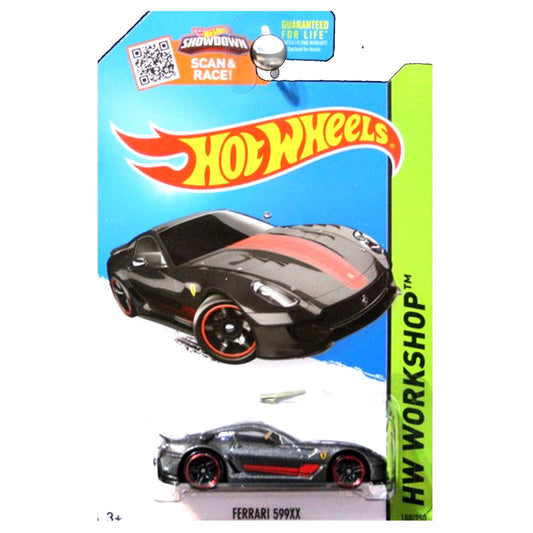 Hot Wheels 2015 HW Workshop Ferrari 599XX 188/250, Dark Gray