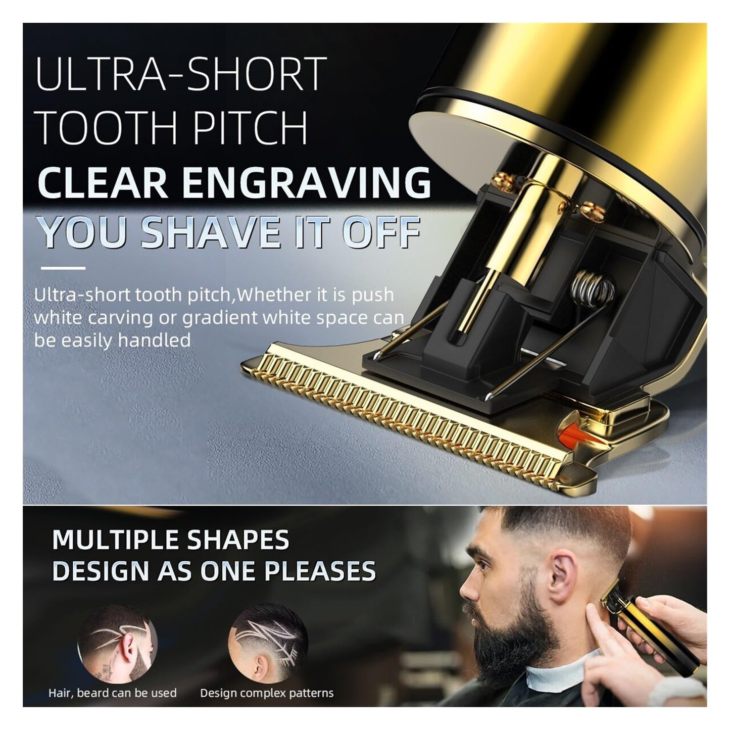 Razors Trimmer 2-in-1 Hair Trimmer & Men's Foil Shaver Electric Razor Barber Haircut Kit Mens Beard Trimmer Beauty and Personal Care EWKYLSEM
