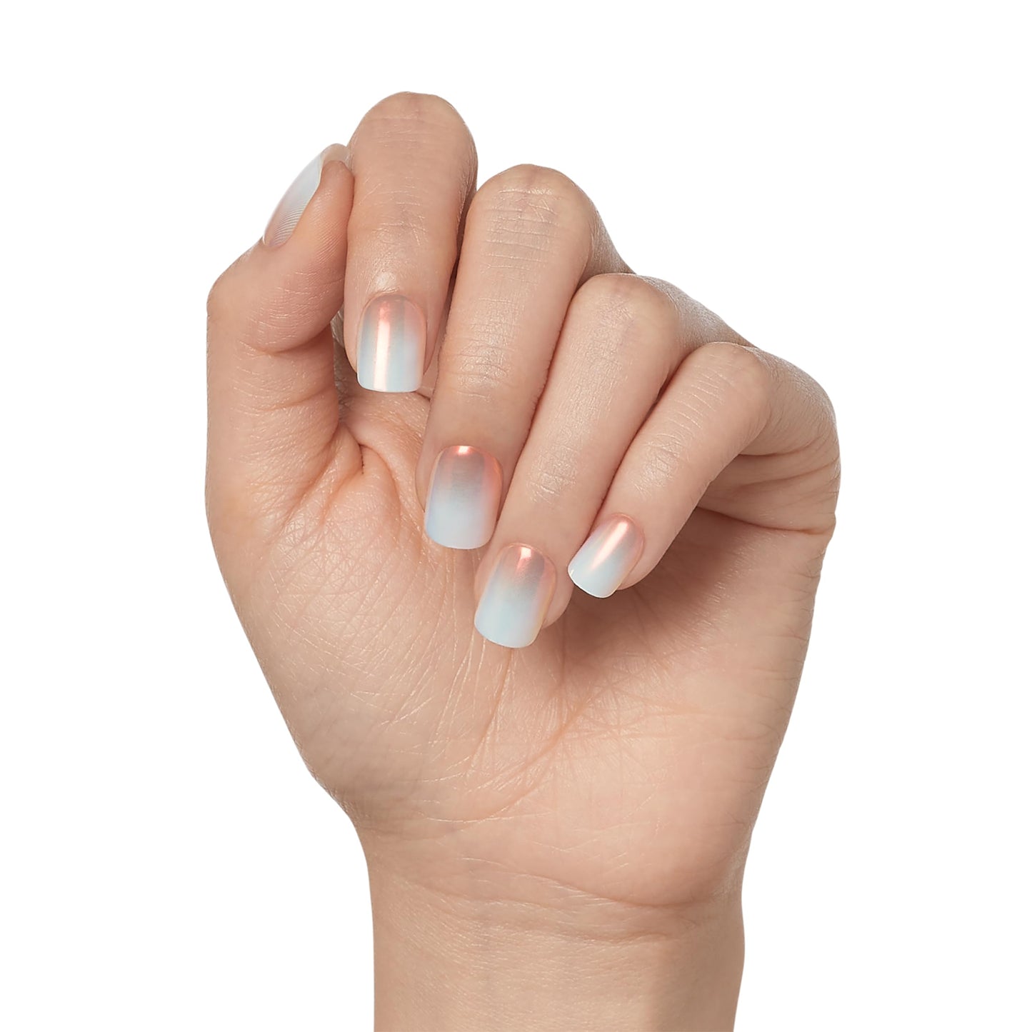 Kiss colorFX by Impress Press On Nails, ‘Connection’, Solid White, Short Squoval, IMPROVED adhesive, Up to 10-Day Hold, Nail Kit Includes 30 Fake Beauty & Personal Care imPRESS