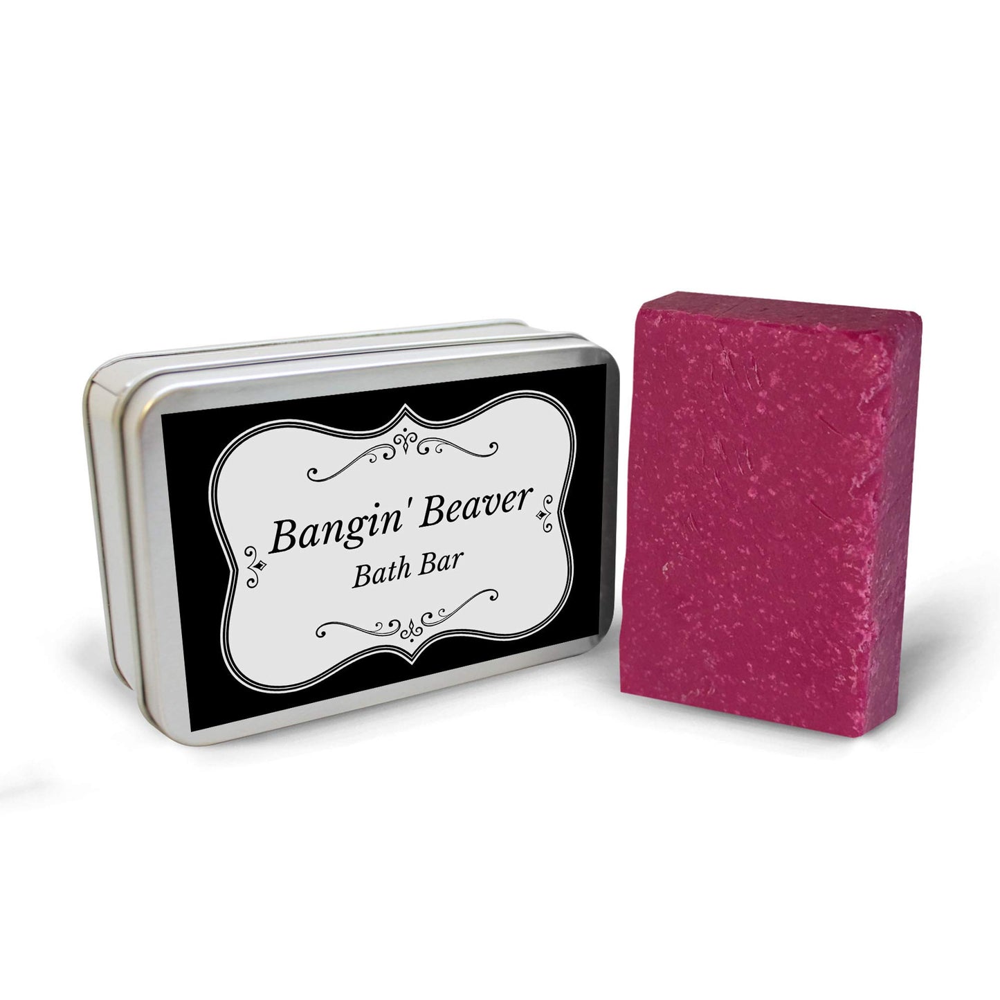 Gears Out Banging Beaver Bath Bar - Luxury Bath Soap for Women - Handmade novelty soap, Pink, Made in the USA