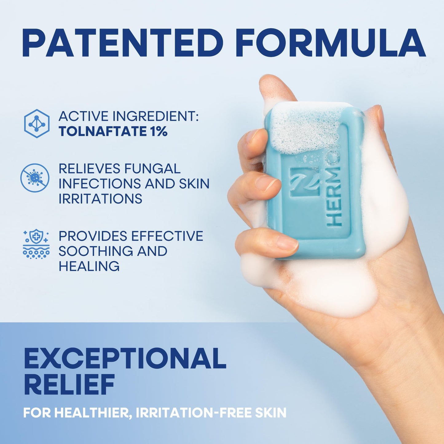 Hermon Antifungal Soap with Tea Tree Oil: Antifungal Bar Soothing Care & Relief of Itchy for Ringworm Jock Itch Athletes Foot - Body & Face Wash Beauty & Personal Care Hermon