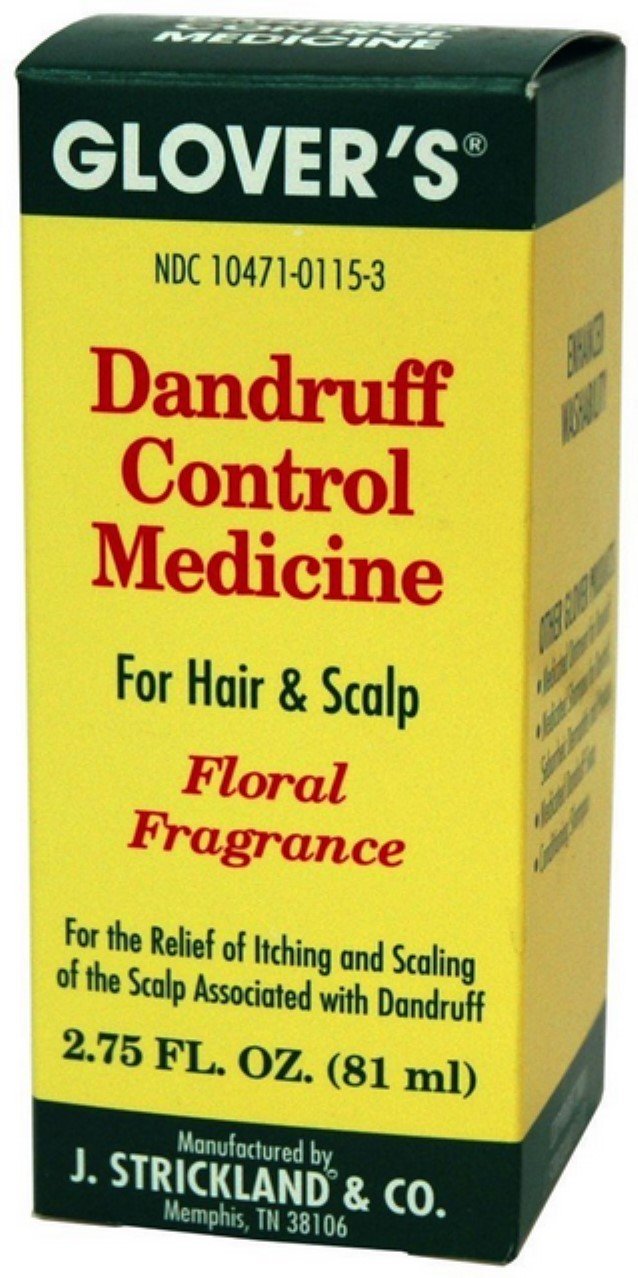 Glovers Dandruff Control Medicine Floral Fragrance, 2.75 oz (Pack of 4) Beauty and Personal Care Glover's