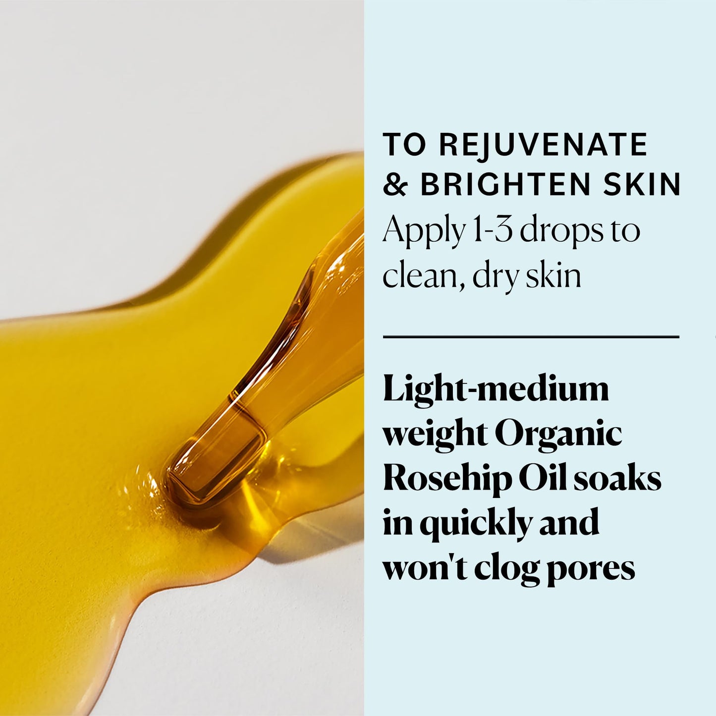 Sky Organics Travel Size Revitalizing Glow Face Oil, Rosehip Oil for Face - Nourishes Without Clogging Pores, Rosehip Seed Oil Organic for Bright