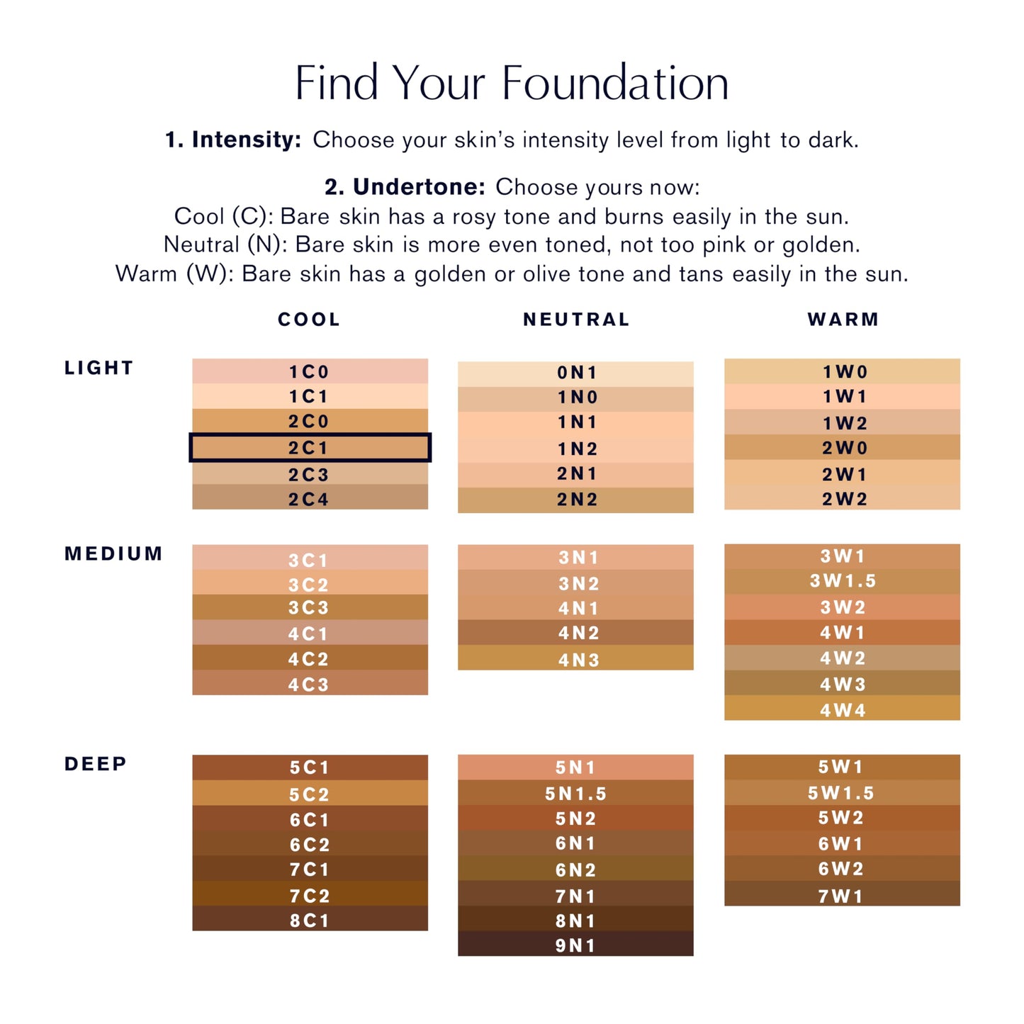 Estée Lauder Double Wear Stay-in-Place 24-Hour Long-Wear Matte Foundation Makeup | Original Formula 1 Fl Oz, 2C1 Pure Beige