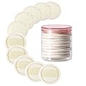 10 Packs Exfoliating Loofah Sponge Loofa Pads,Loofah Face Brush Cleanser and Massager,100% Natural Eco Loofah for Man Women Facial Cleansing Body Wash