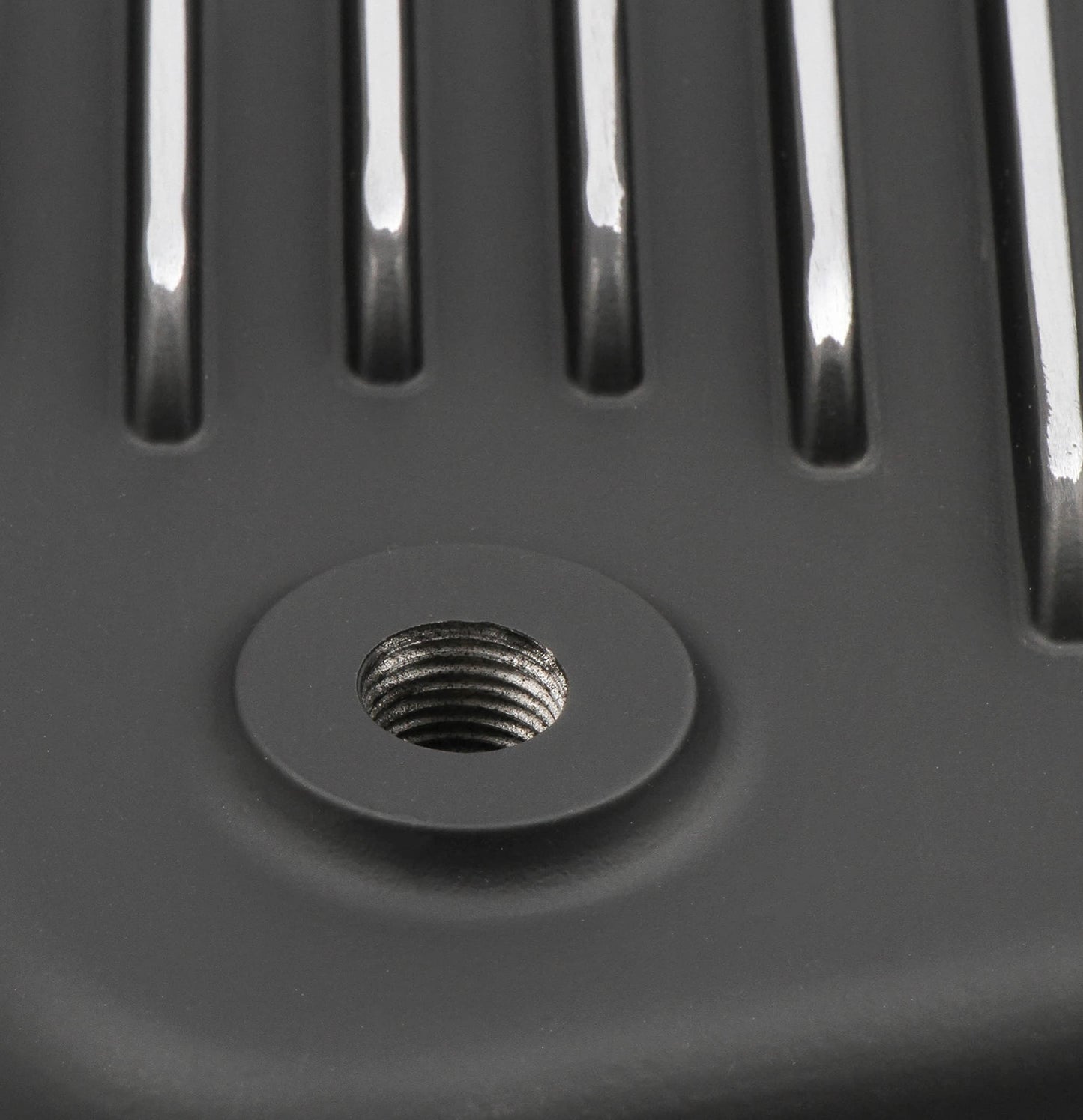 Mr. Gasket Automatic Transmission Oil Pan Gm Th-400 Black Aluminum