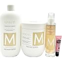Maxy Look Hair Recipe Feed Your Hair MacademIa Hydrating Shampoo & Mask1000 ml /33.8 fl oz + Hydrating Crystal Oil 3.38 fl oz - Free Starry Lip Gloss