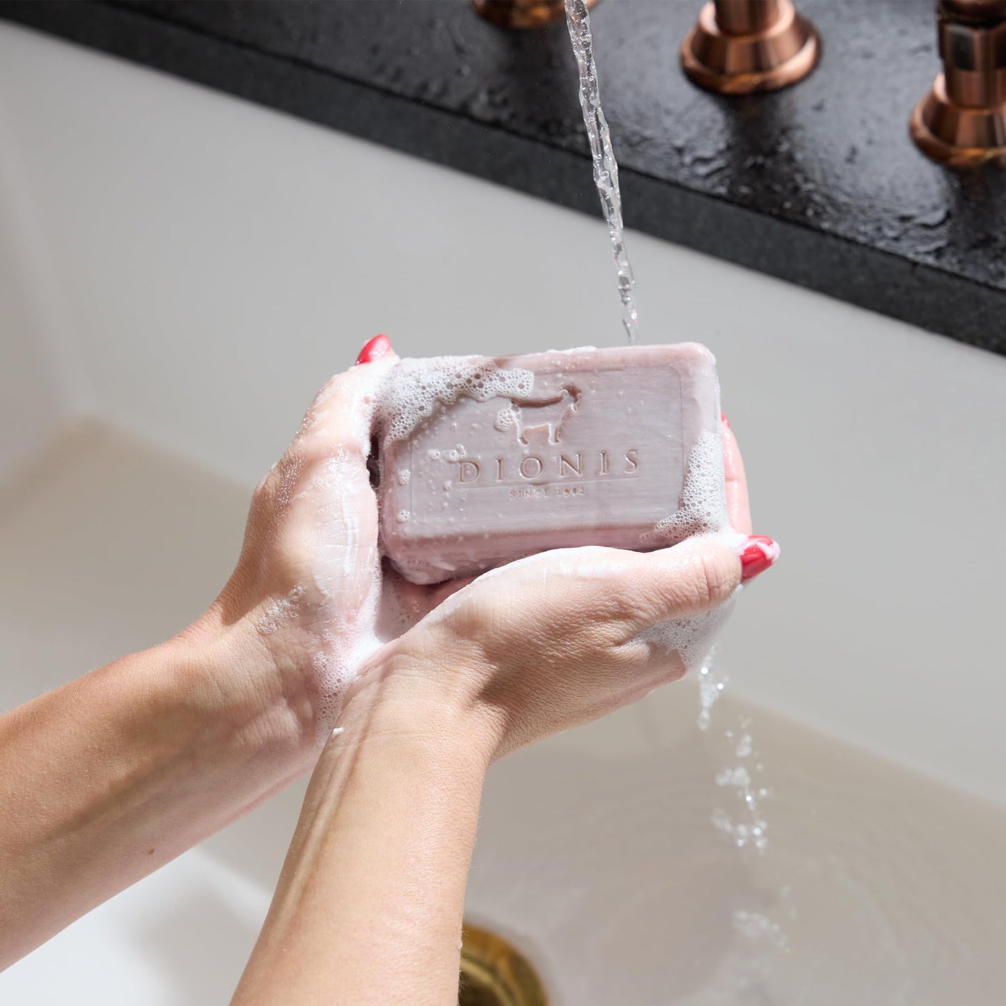 Dionis Goat Milk Skincare 6oz Vanilla Bean Scented Hand & Body Bar Soap - Moisturize, Restore, for All Skin Types, Non Greasy, No Residue - Cruelty