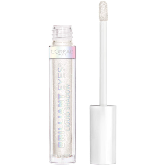 L'Oreal Paris Brilliant Eyes Shimmer Liquid Eye Shadow, Longwearing Lasting Shimmer, Crease Resistant, Flake-Proof, Precision Applicator, Quick Dry