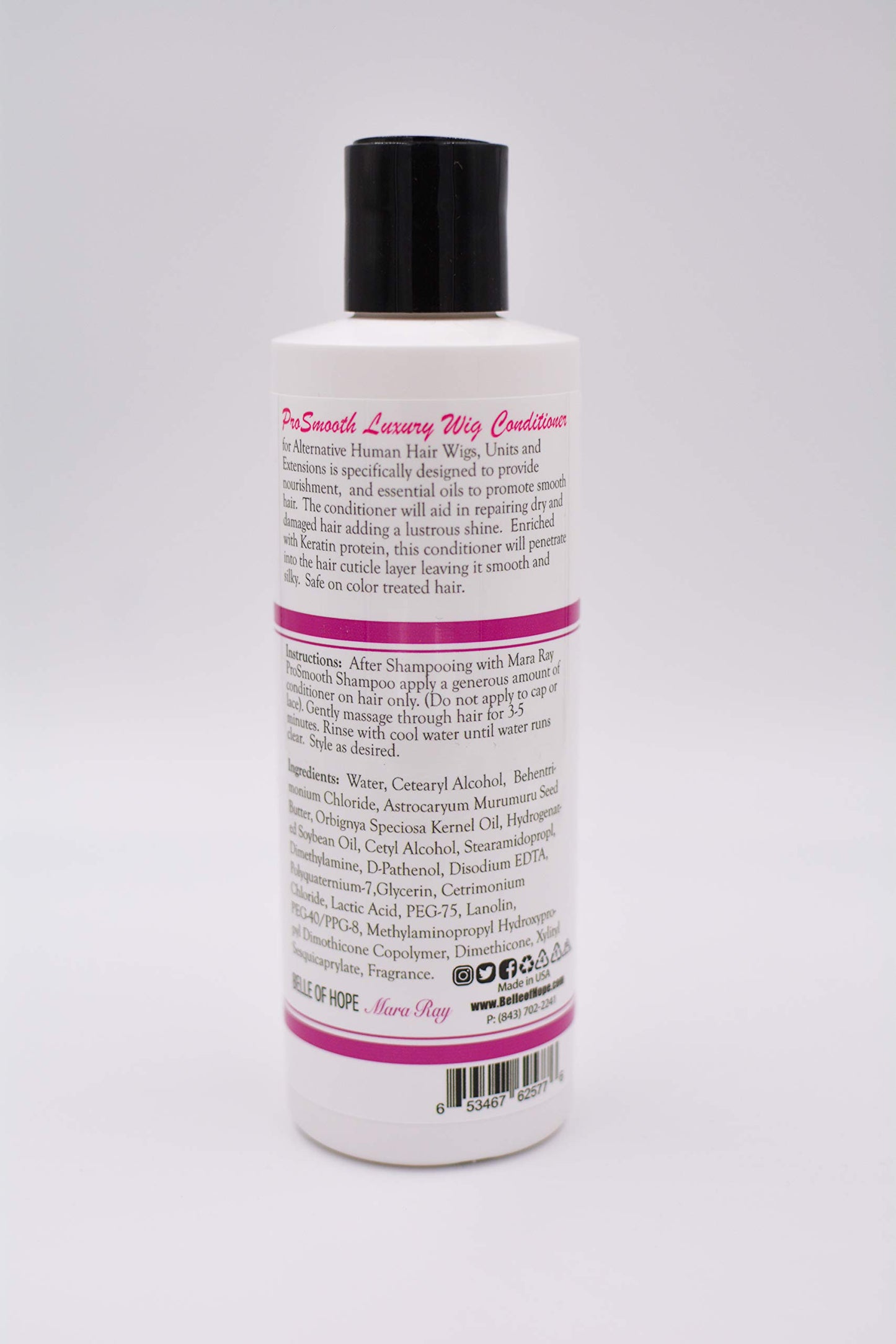 NEW! Mara Ray ProSmooth Travel Size Shampoo, Conditioner and Wide Tooth Comb Kit
