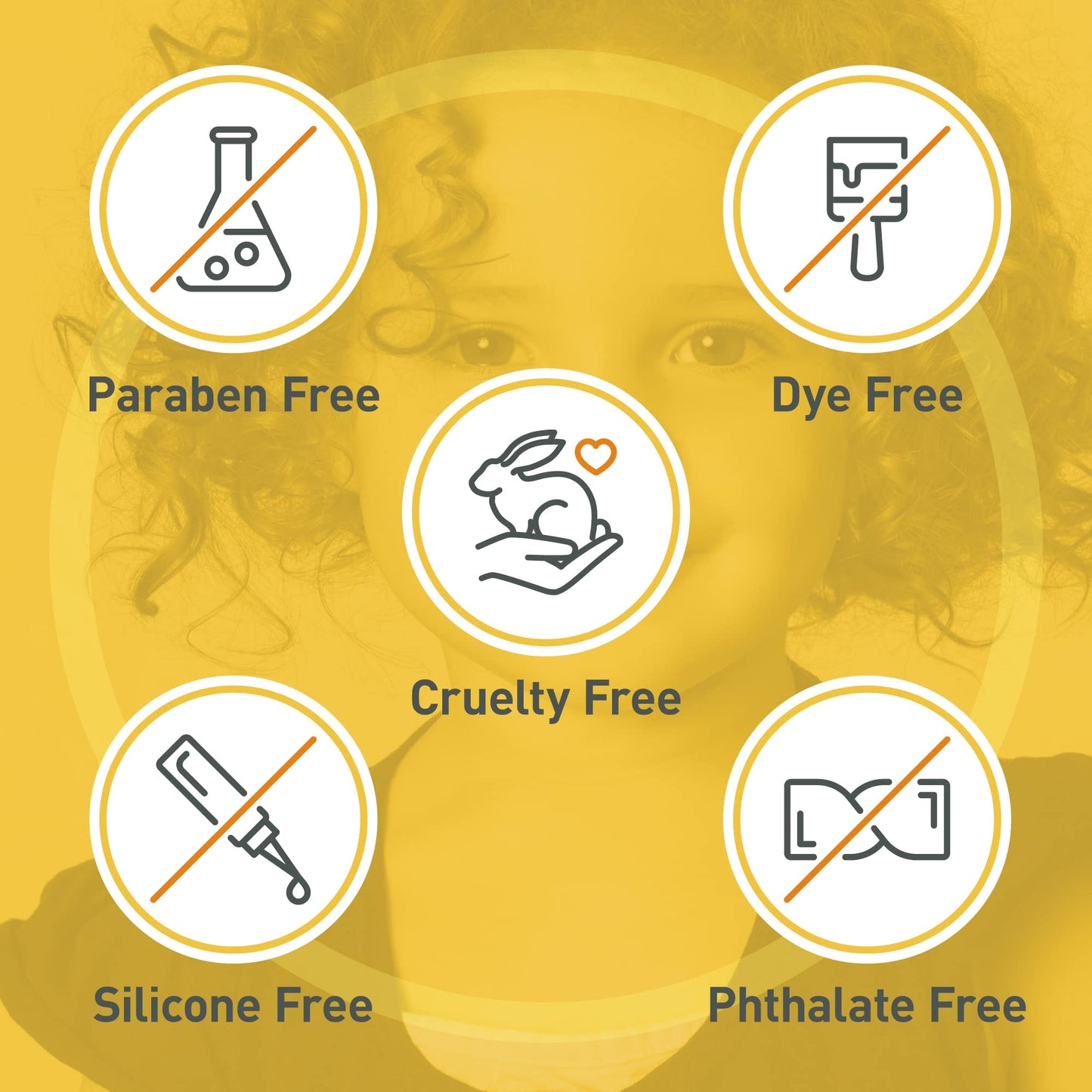 FuzzyDuck Kids Hair Gel - Curl Defining Gel for Girls & Boys with Frizz Control & Light Hold, Water-Soluble Formula Made with Aloe, Sea Botanicals