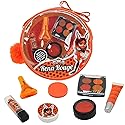 Miraculous Ladybug Kids Makeup Set - 10 Piece Bag with Nail Polish, Hair Chalk, Stickers & More - Safe, Non-Toxic Pretend Play Cosmetics - Rena Rouge