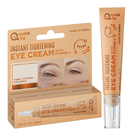 Quick Fix Vitamin C Instant Eye Tightener - Under Eye Cream for Dark Circles, Puffiness & Bags - Dermatologist Tested, Anti-Aging, Korean Skin Care Beauty & Personal Care Quick Fix