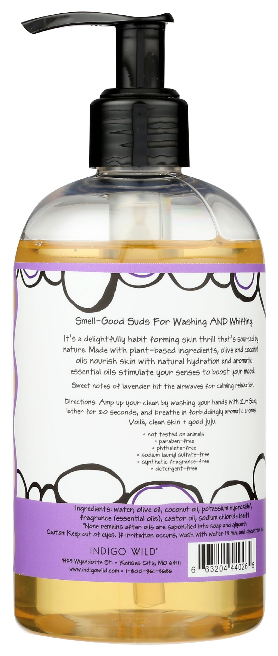 Zum, Soap Hand Lavender, 12 Fl Oz