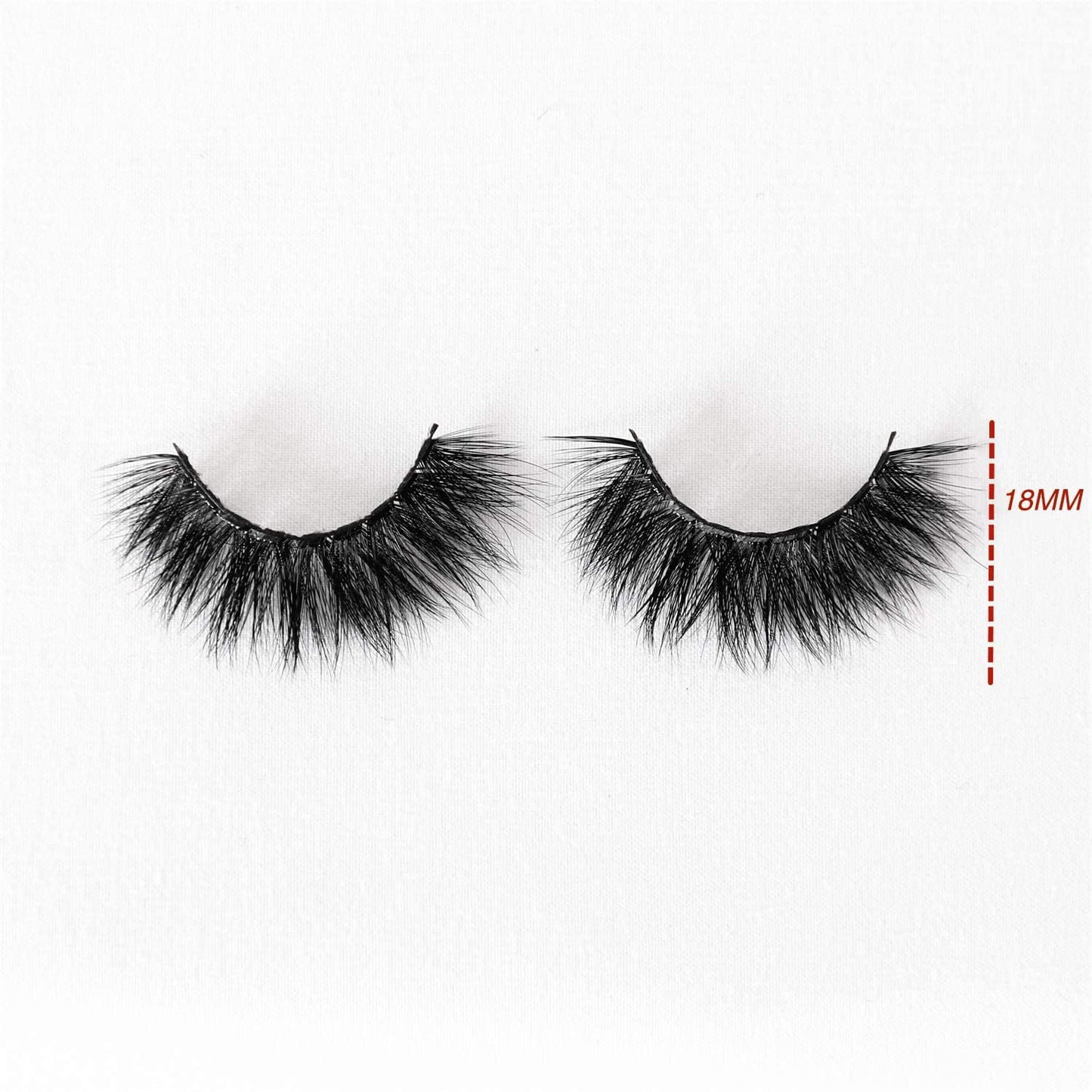 Newcally Lashes 3D Fake Eyelashes 18MM Dramatic Faux Mink Eyelashes Pack 10 Pairs Thick Long Volume False Eye Lashes