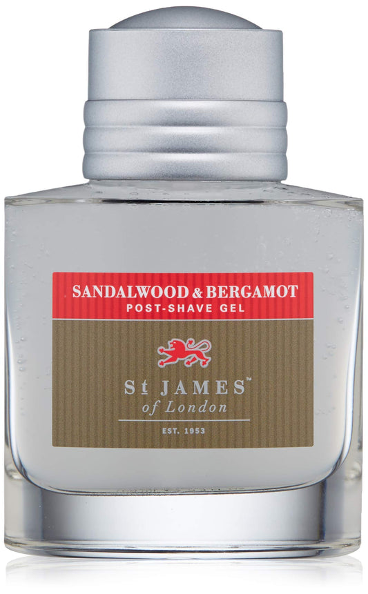St James of London Sandalwood & Bergamot Post Shave Gel, 3.4 Fl Oz Beauty and Personal Care St James of London