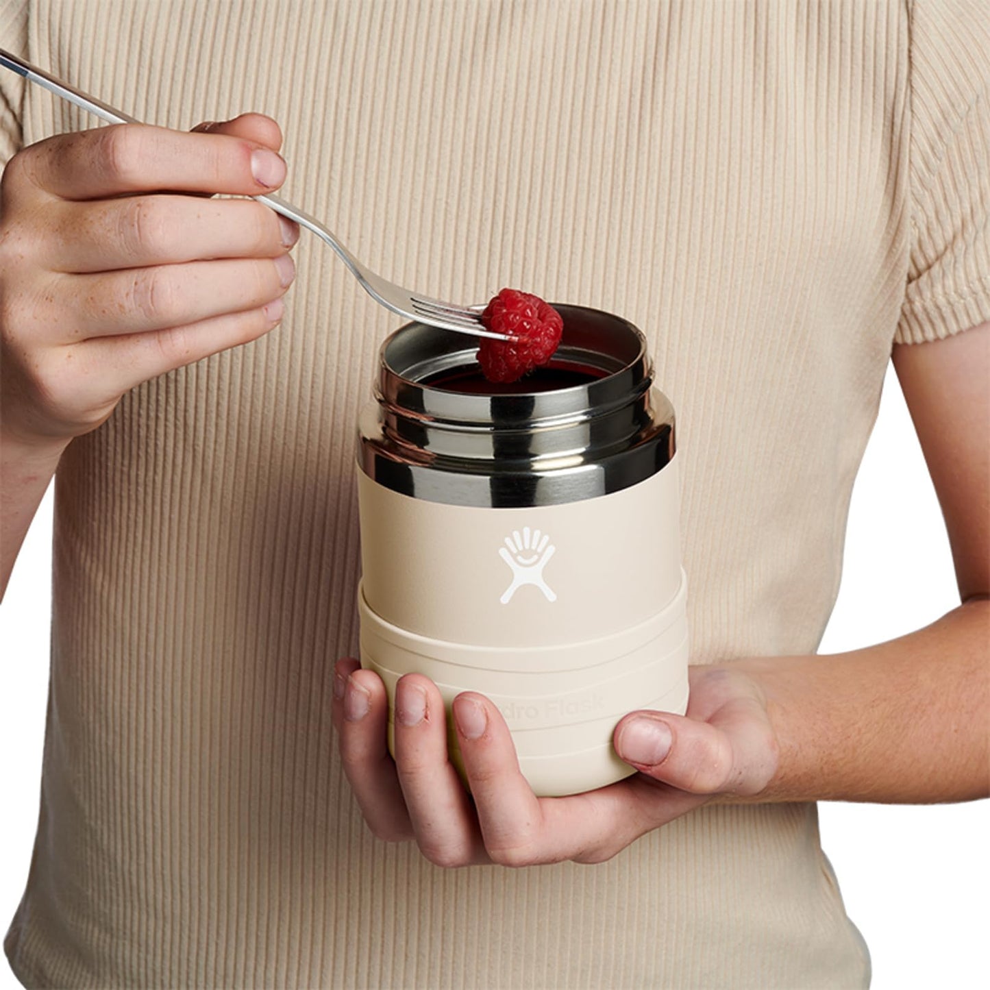 Hydro Flask Insulated Food Container - Snack Container for Kids and Lunch Box - 12 Oz Food Jar in Dahlia Pink