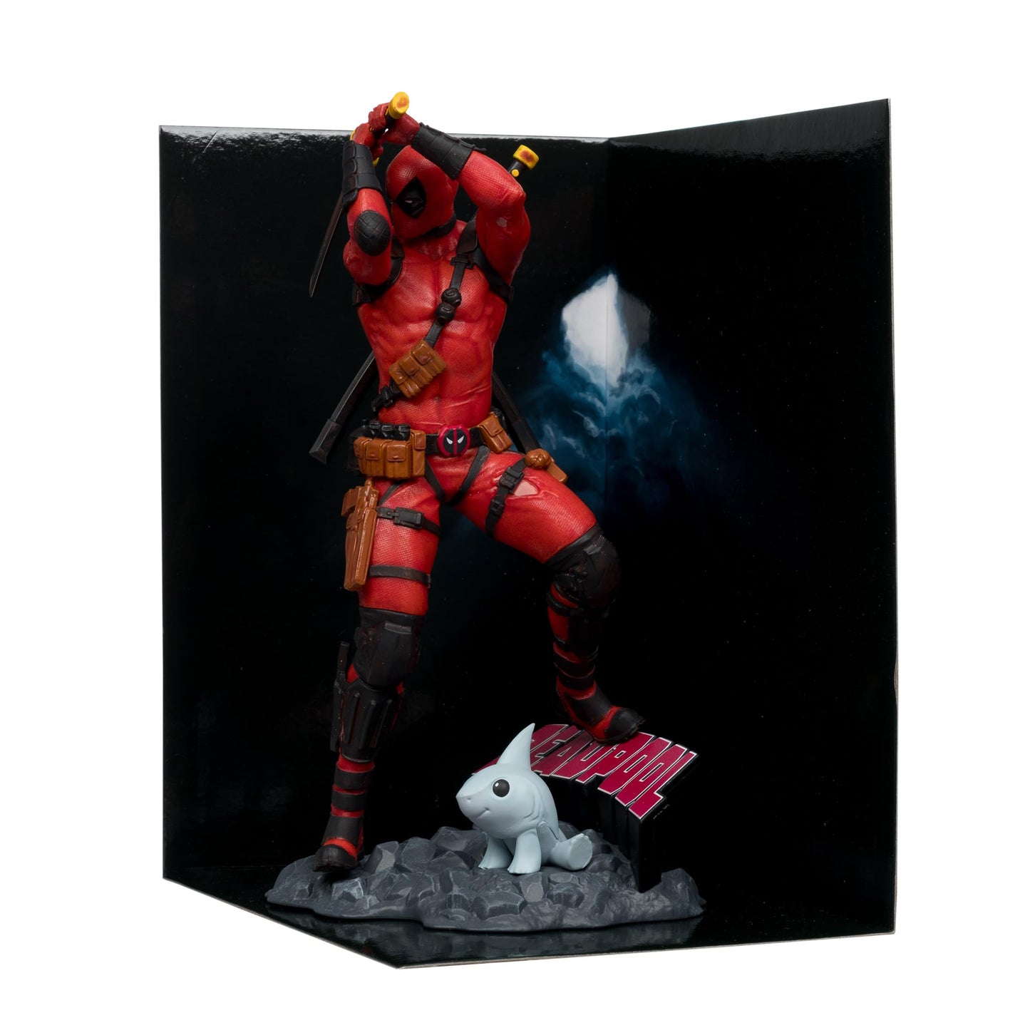 McFarlane Toys - Marvel Deadpool 1:10th Scale Collectible with Scene (Deadpool #1)