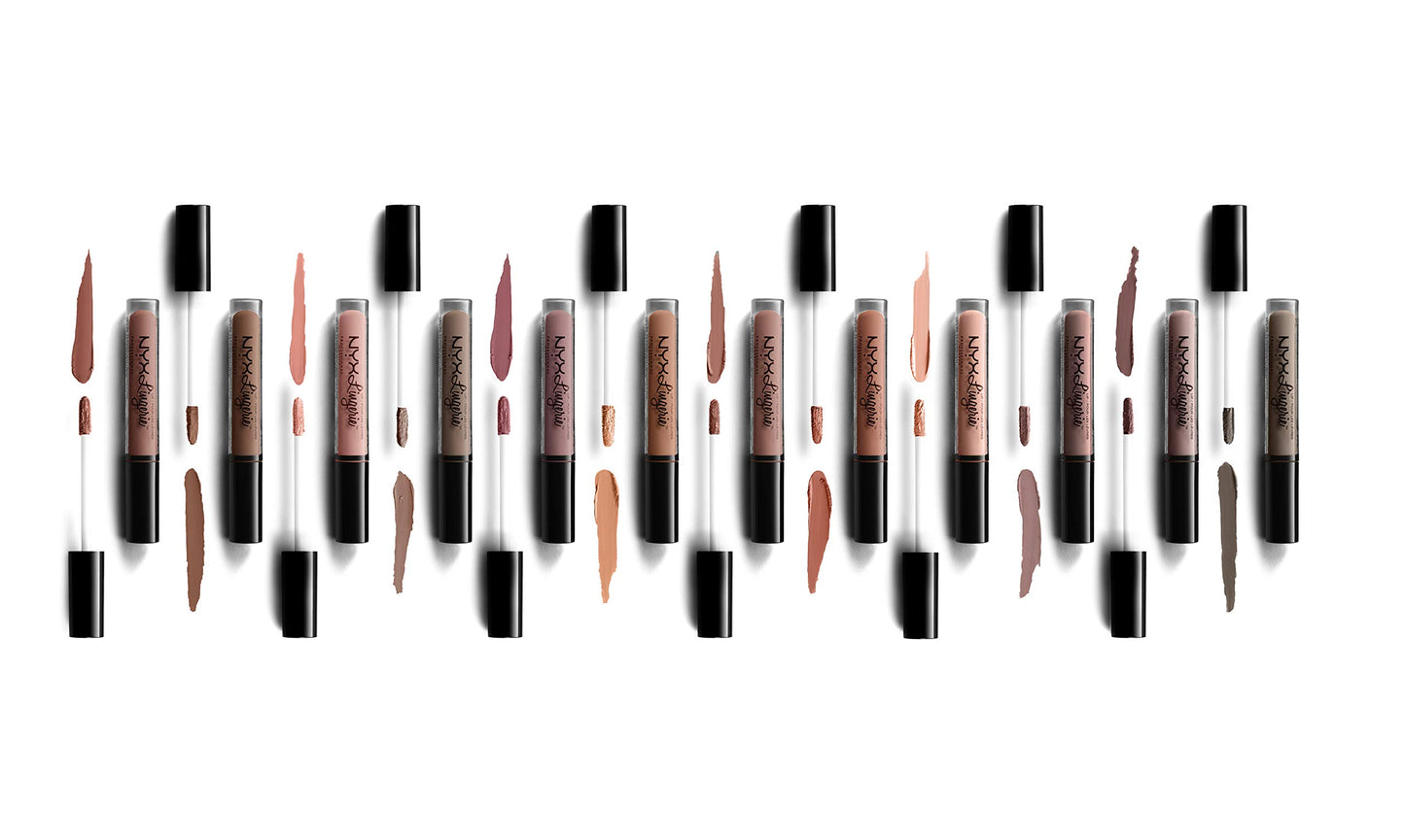 NYX PROFESSIONAL MAKEUP Lip Lingerie Matte Liquid Lipstick - Confident (Muted Plum)
