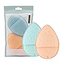 DAGEDA 2 PCS Konjac Facial Sponge, Deep Pore Cleansing and Exfoliating Blackheads, Daily Facial Cleansing, Makeup Remover, Glove Bath Sponge, Suitable