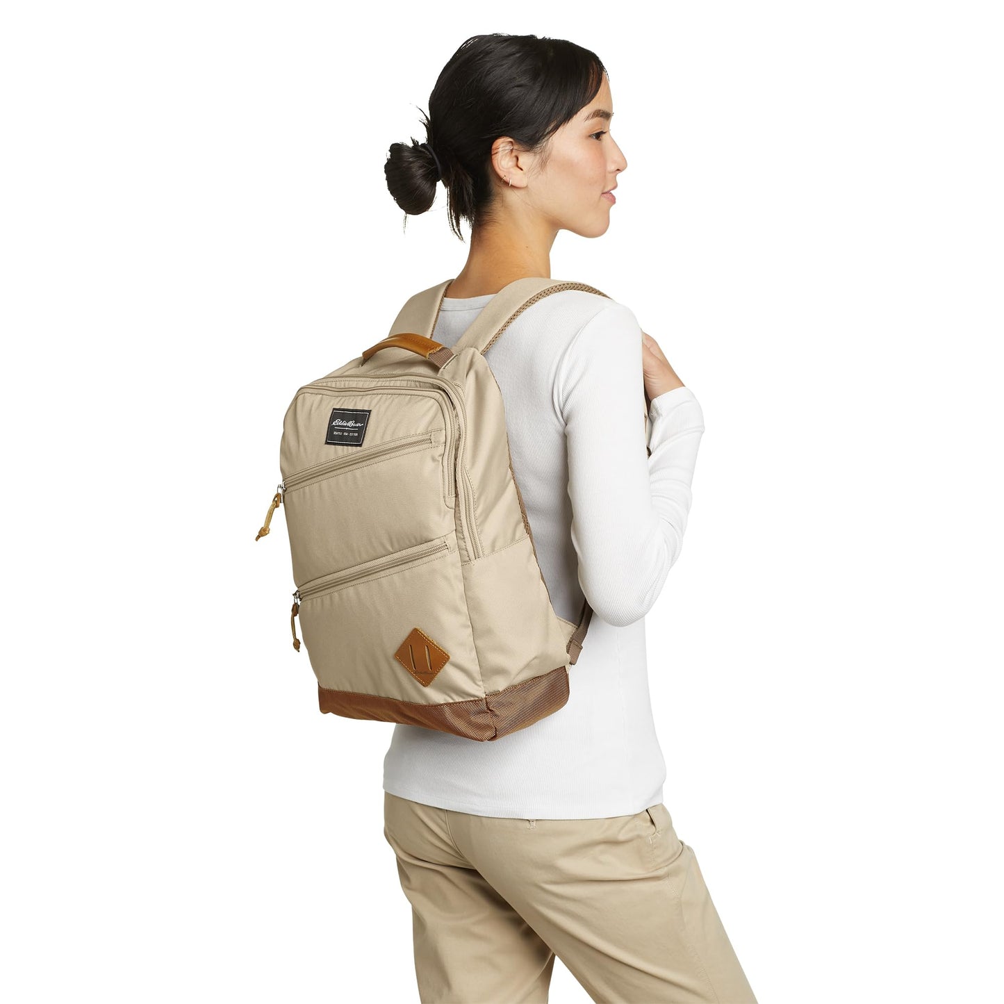 Eddie Bauer 25L Bygone Backpack with 15" Laptop Sleeve, Everyday Backpack | Work Bag | Laptop Bag | Gym Bag | Travel Backpack, Dragonfly