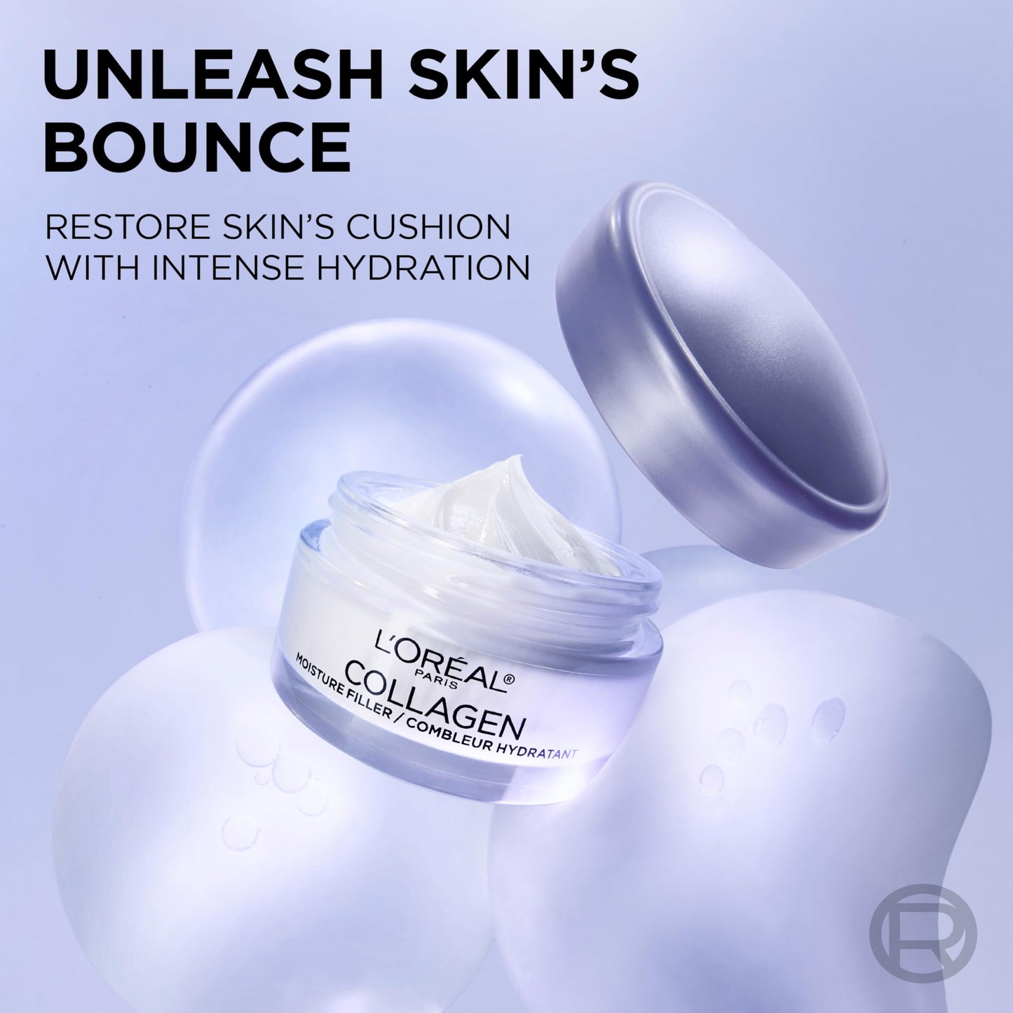 L'Oreal Paris Collagen Moisture Filler Facial Moisturizer, Fragrance Free, Anti Aging Face Cream, Non-Greasy Skin Care Formula For Up to 48HR