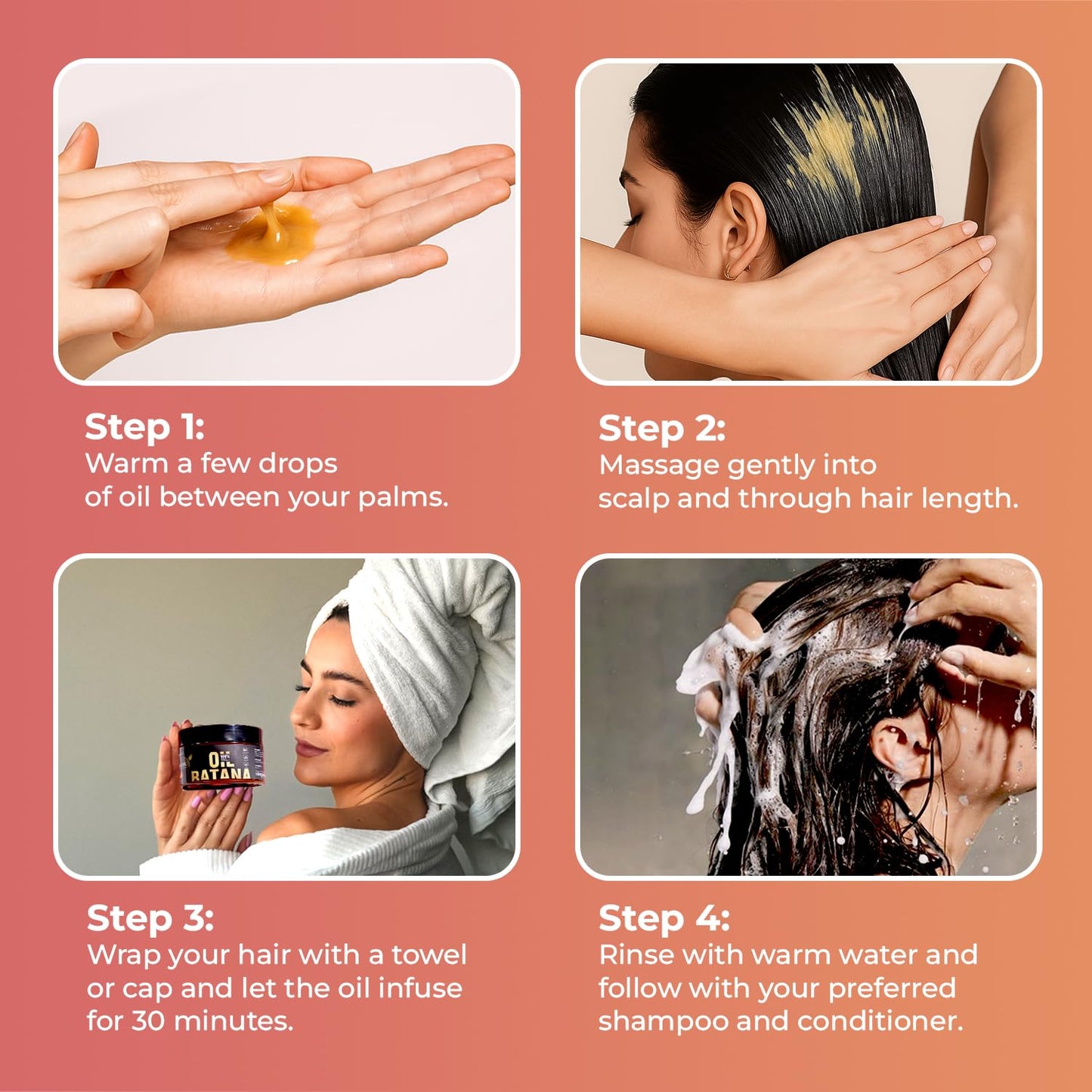 Flamours® Raw Batana Oil For Hair Growth - 100% Organic Batana Natural Hair Growth Oil For Men and Women - Pure Botana Oils Unrefined Enhance