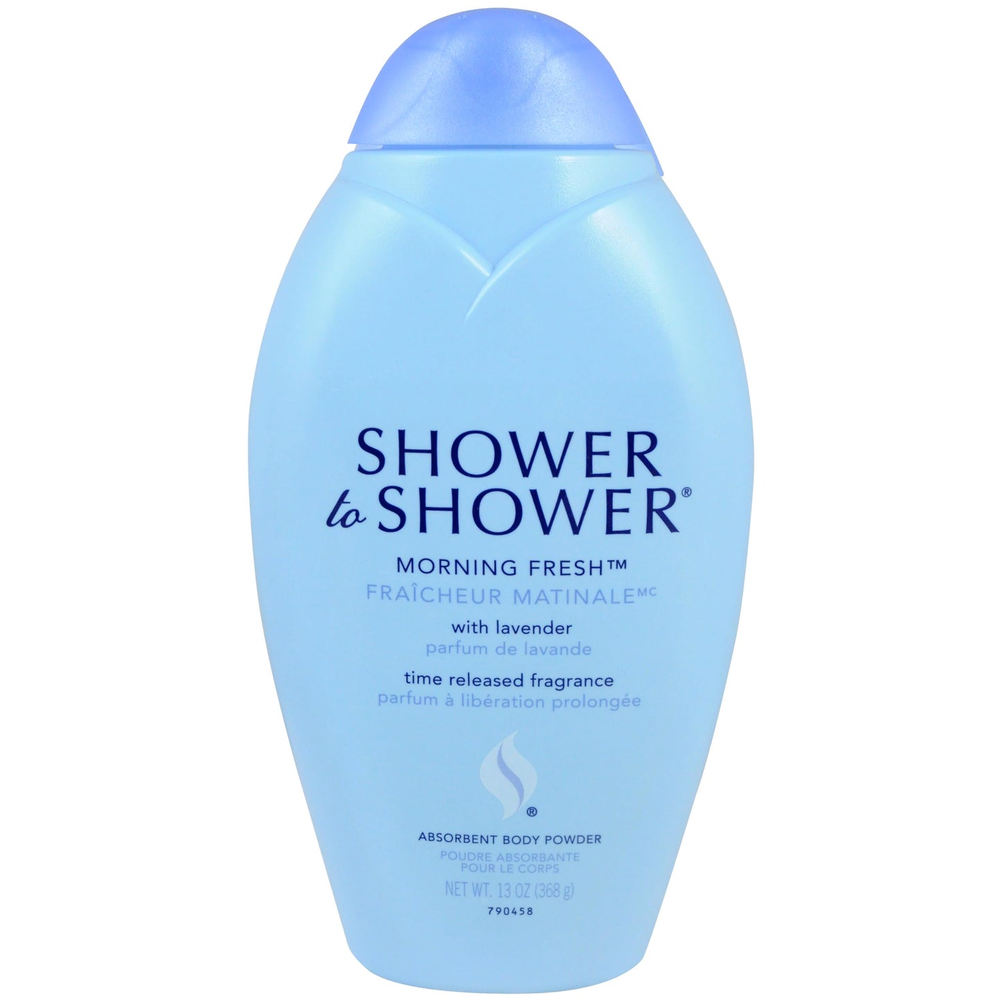 Shower to Shower Morning Fresh Body Powder with Lavender for Men & Women, Talc Free, Sweat Absorbing, Prevents Chafing & Odor, Deodorizing - 13 oz