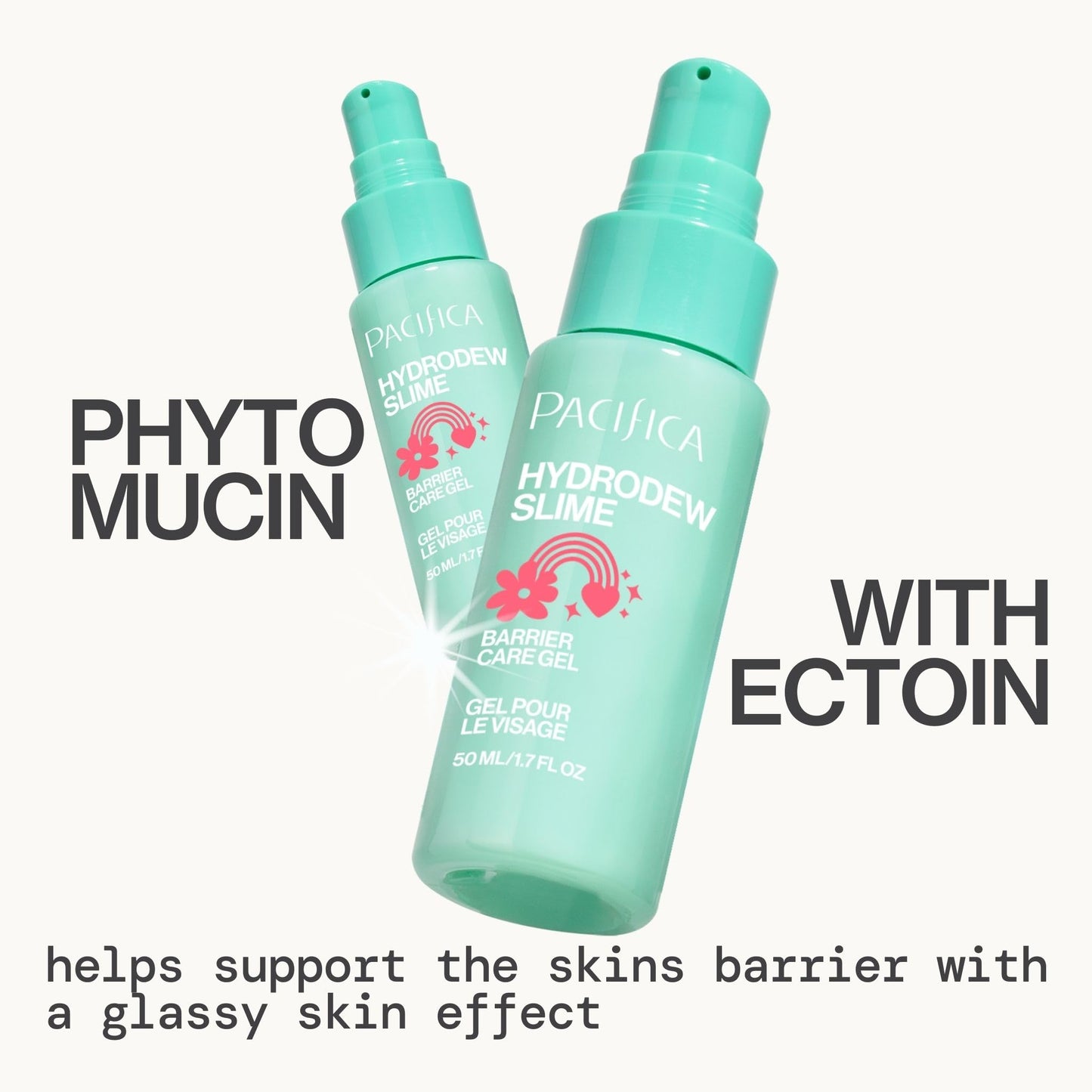 Pacifica Hydrodew Slime Vegan Snail Mucin Barrier Face Moisturizing Gel, Hydrating For Smoothing & Refining Skin, Vegan & Cruelty-Free