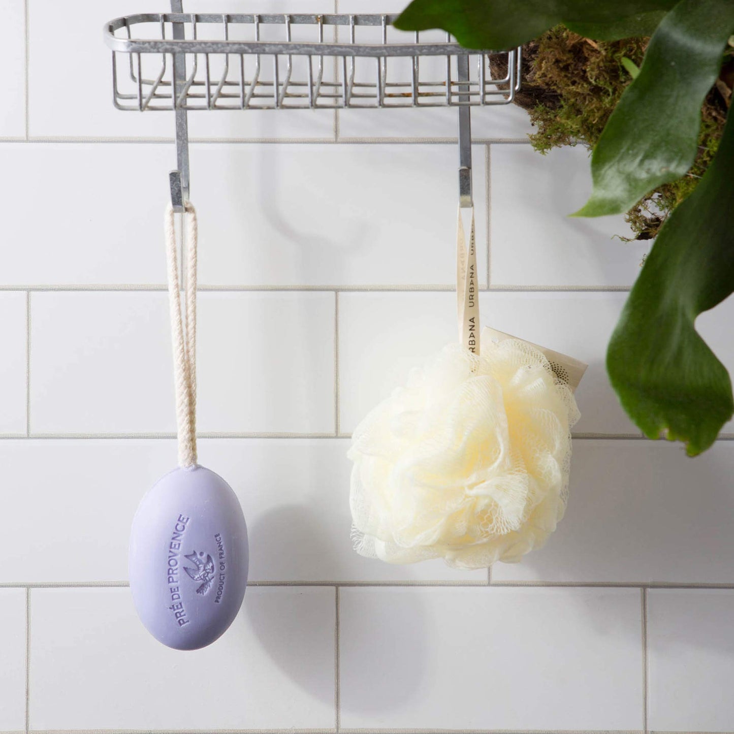 Pre de Provence Soap on a Rope Shea Butter Enriched French Bar Soap, 200g, Lavender