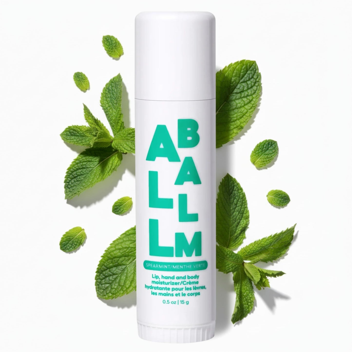 Zizia Spearmint Giant Multi All Balm Stick - Moisturizing and Hydrating Stick for Lips, Hands & Body - with Shea Butter, Jojoba Oil, Aloe Vera