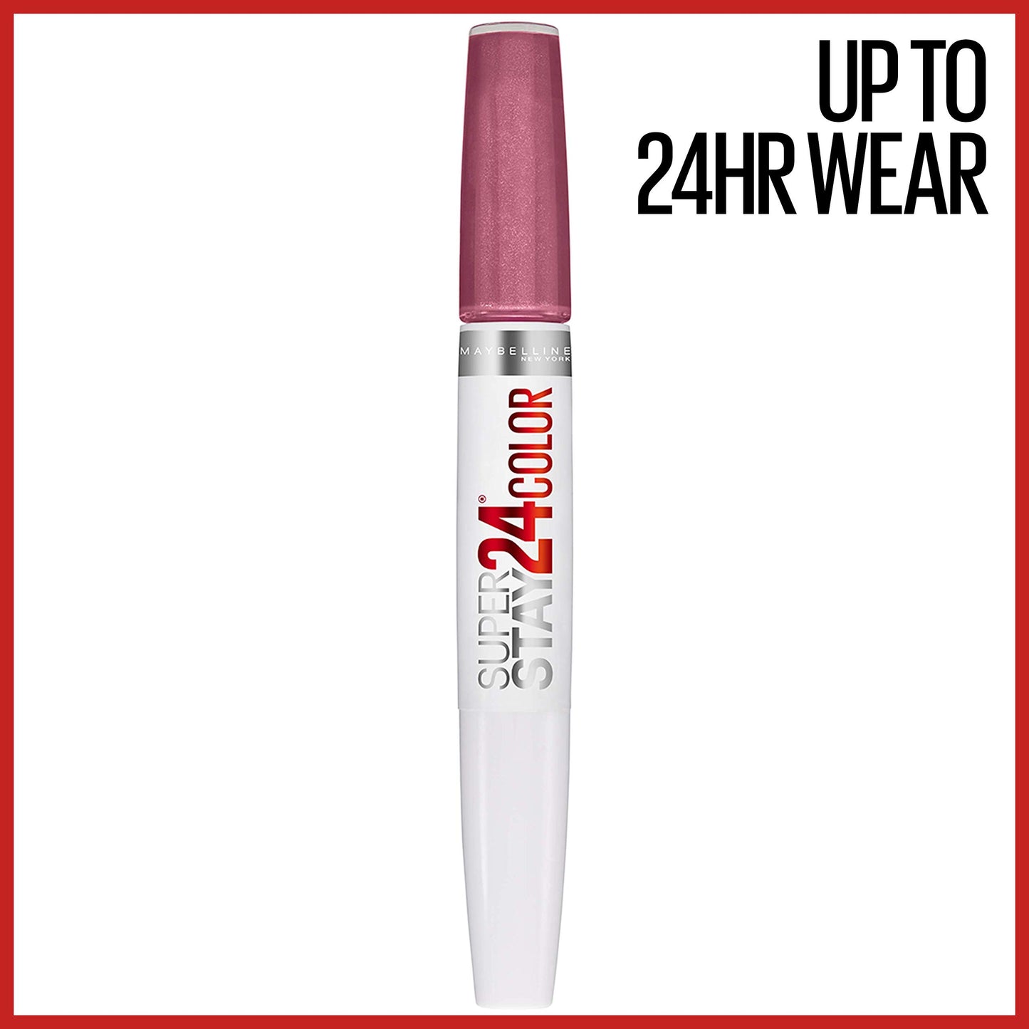 Maybelline New York Superstay 24, 2-step Lipcolor, Perpetual Plum 055