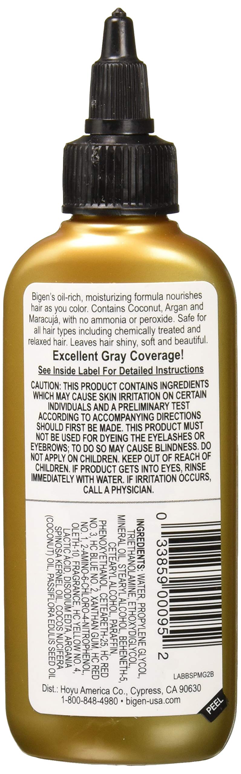 Bigen Semi-Permanent Haircolor #Mg2 Mahogany 3 Ounce (88ml) (6 Pack)