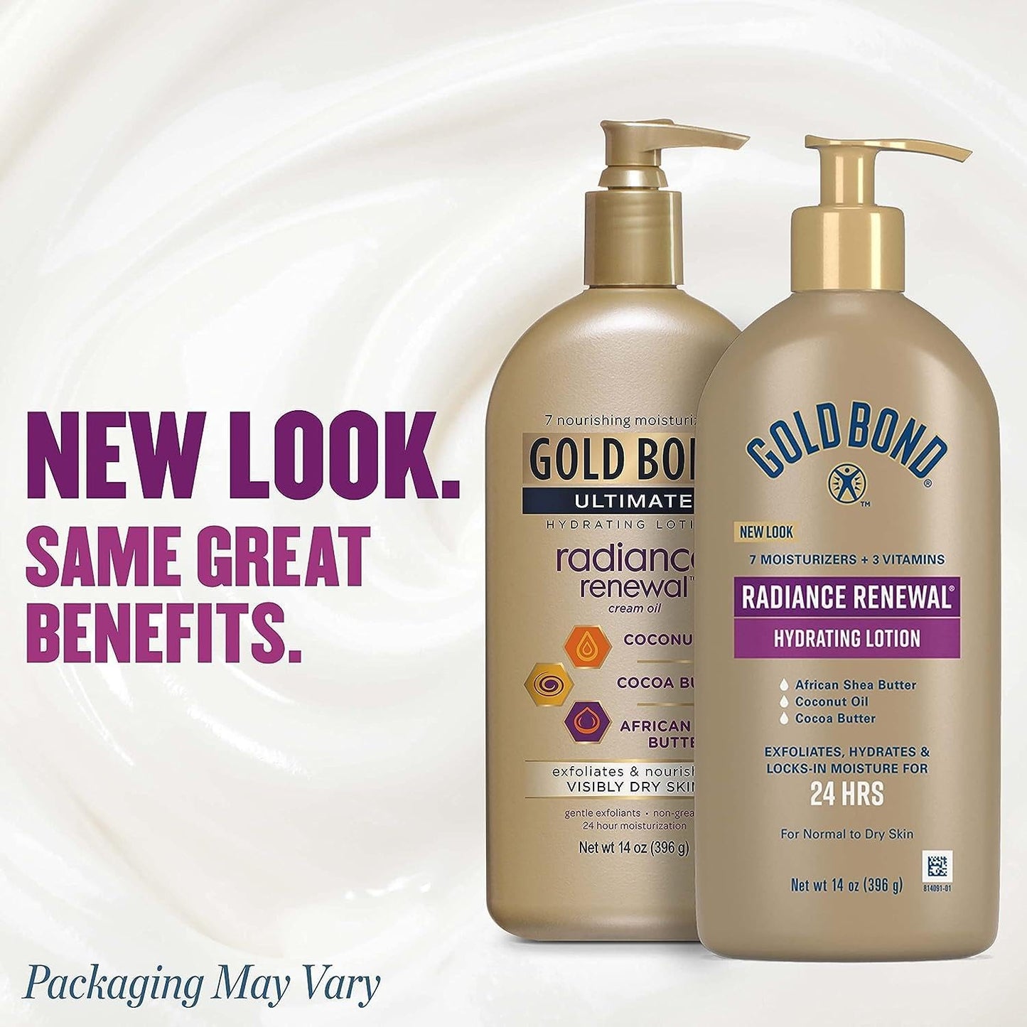 Gold Bond Ultimate Radiance Renewal Lotion 14 Ounce Pump (414ml) (2 Pack)