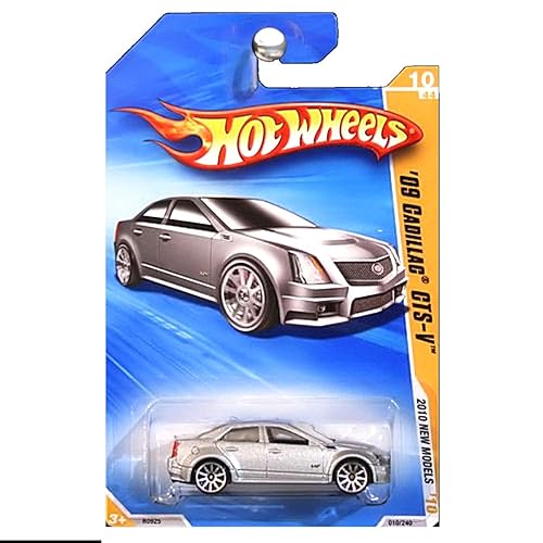 Hot Wheels 2010 New Models 2009 Cadillac CTS-V CTSV CTS Silver