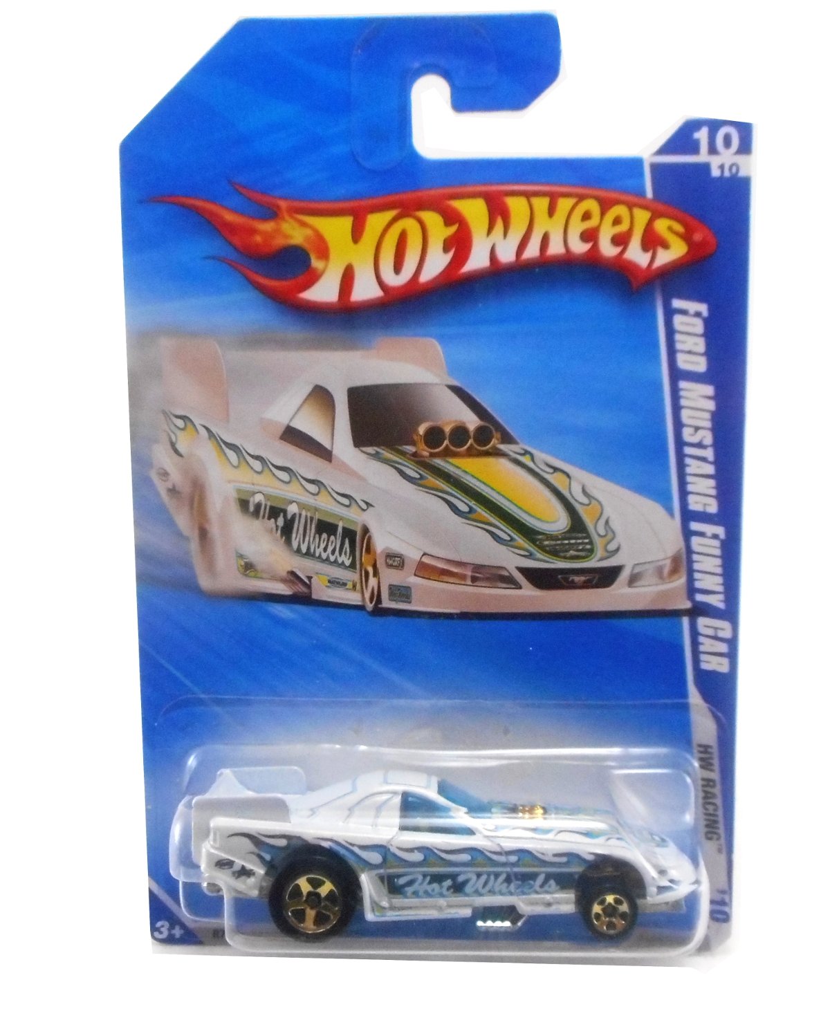 2010 Hot Wheels Ford Mustang Funny Car HW Racing 158/240 10/10