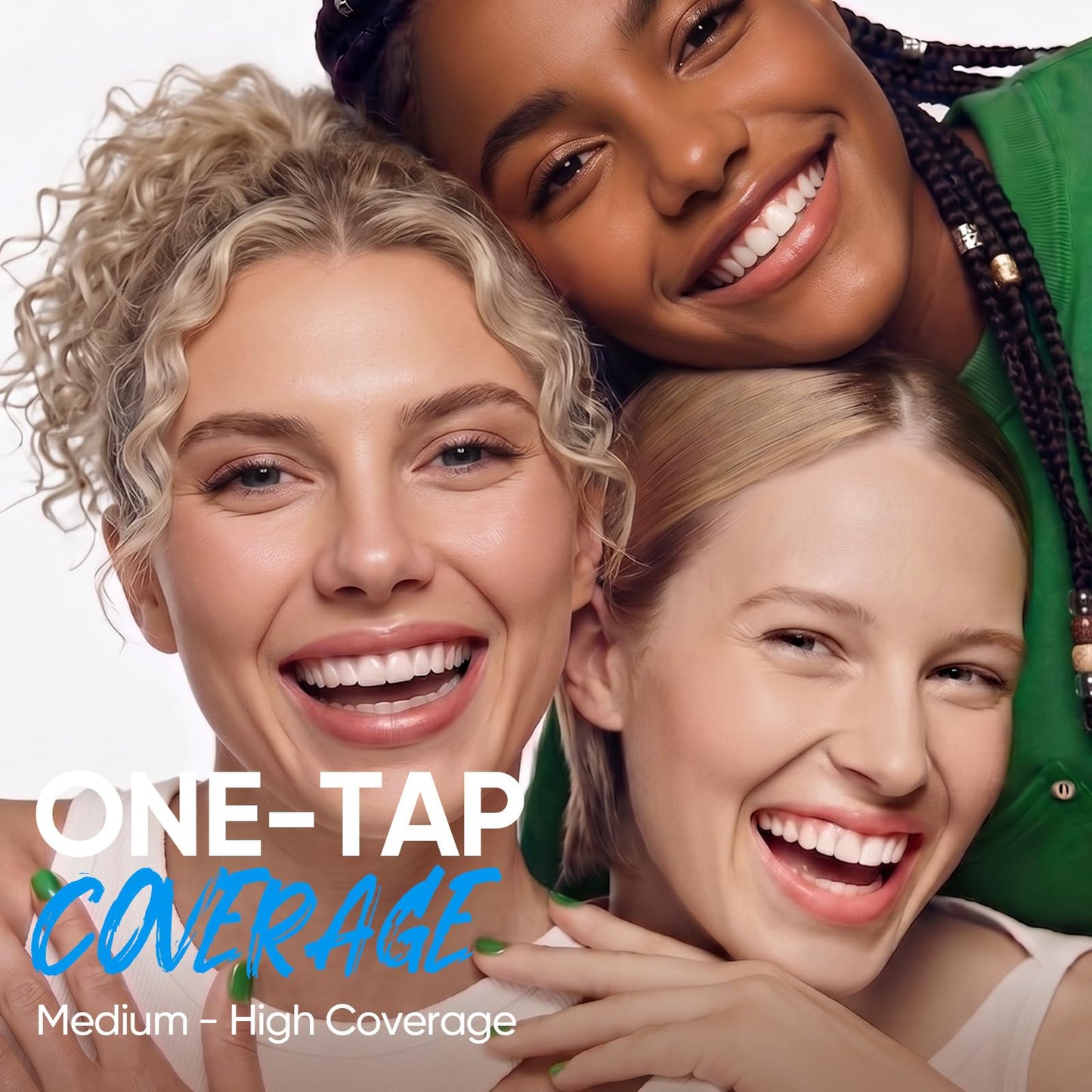 SKINTIFIC Velvet Matte Cushion Foundation Blue #02 Ivory| Full Coverage,12H Oil Control,Ideal for Oily & Combination Skin,Waterproof,Long-Lasting Beauty and Personal Care SKINTIFIC