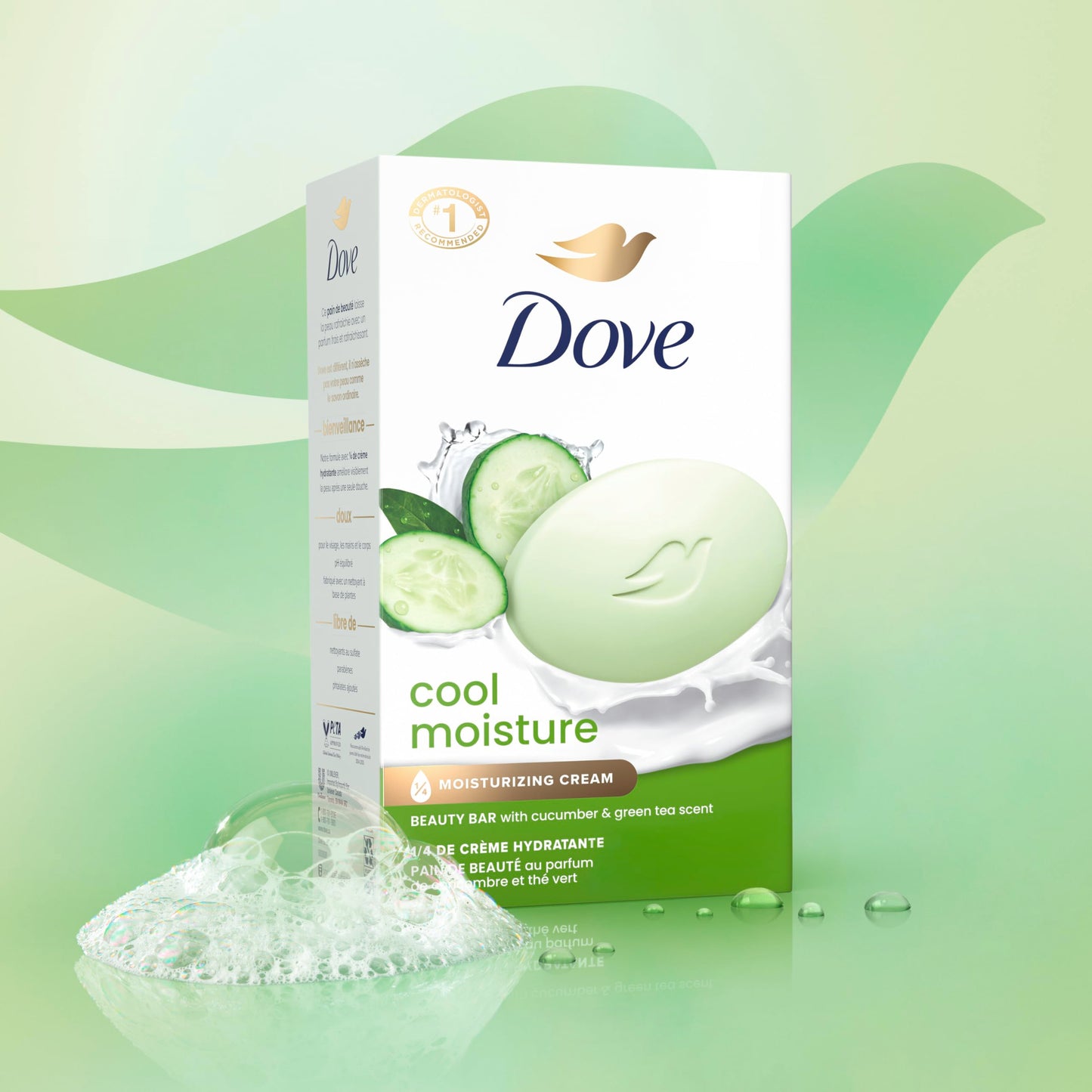 Dove Go Fresh Beauty Bar, Cool Moisture, 4 oz bars, 6 ea (Pack of 2) Beauty & Personal Care Dove