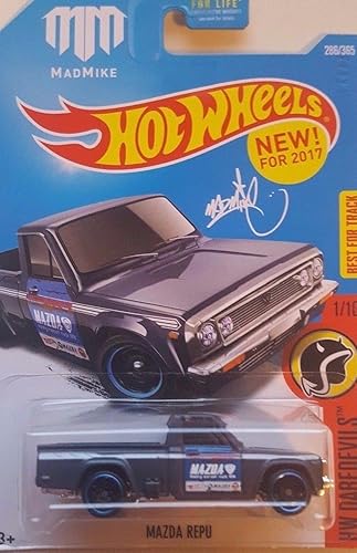 Hot Wheels 2017 HW Daredevils Mad Mike Mazda Repu 286/365, Dark Gray ()