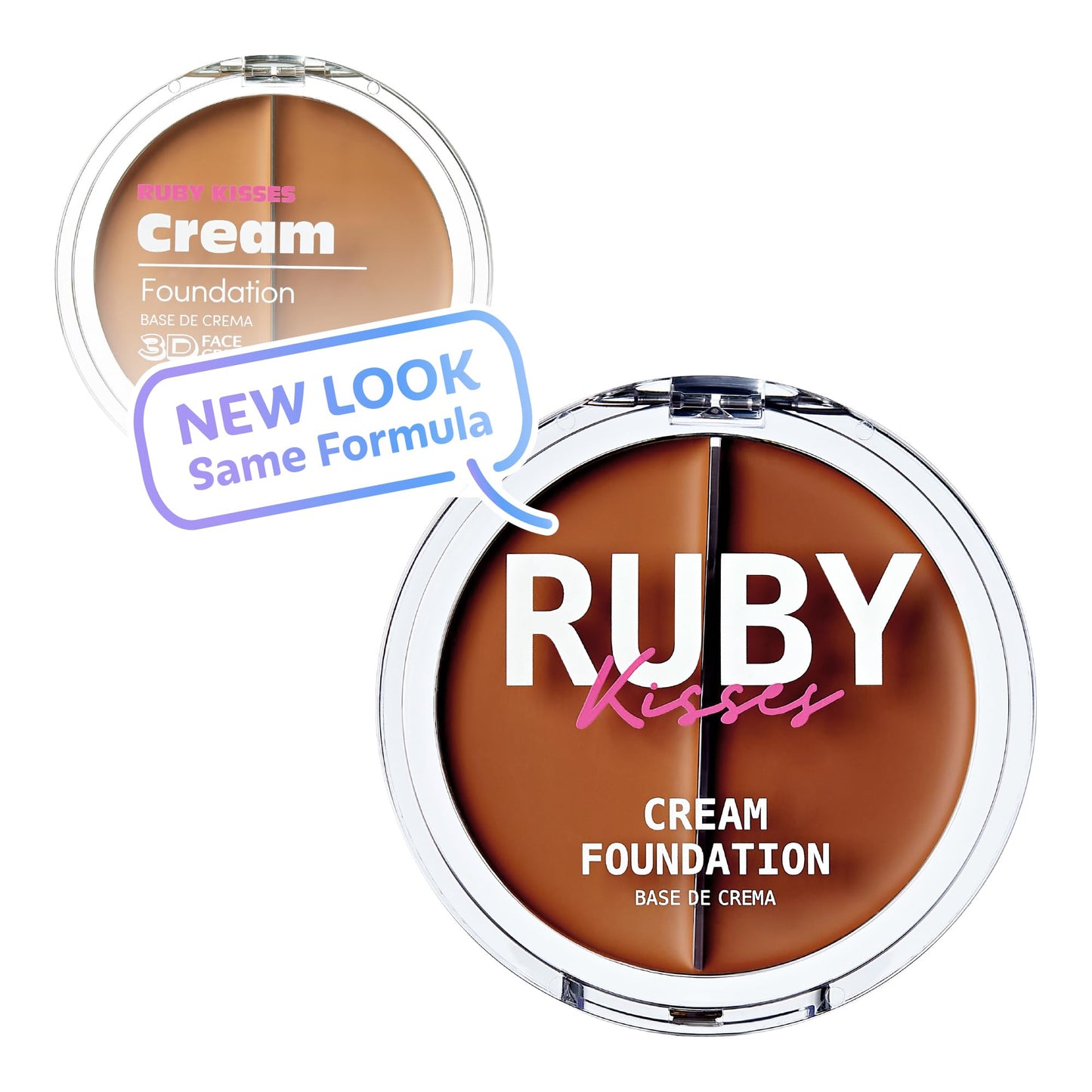 Ruby Kisses 3D Face Creator Cream Foundation & Concealer – 12H Long Lasting, Medium-Full Coverage, Non-Greasy Contour Palette (Level 11)