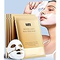 Radiant Glow Collagen Face Mask - Real Deep Overnight Face Masks Skincare with Hyaluronic Acid, Galactomyces Ferment & Vitamin E, Facial Mask