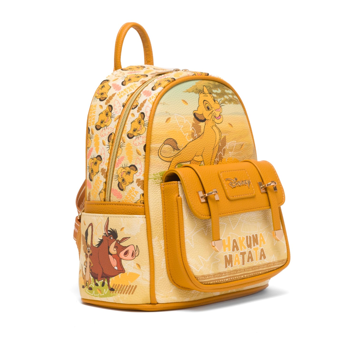 Wondapop Disney The Lion King 11" Vegan Leather Fashion Mini Backpack