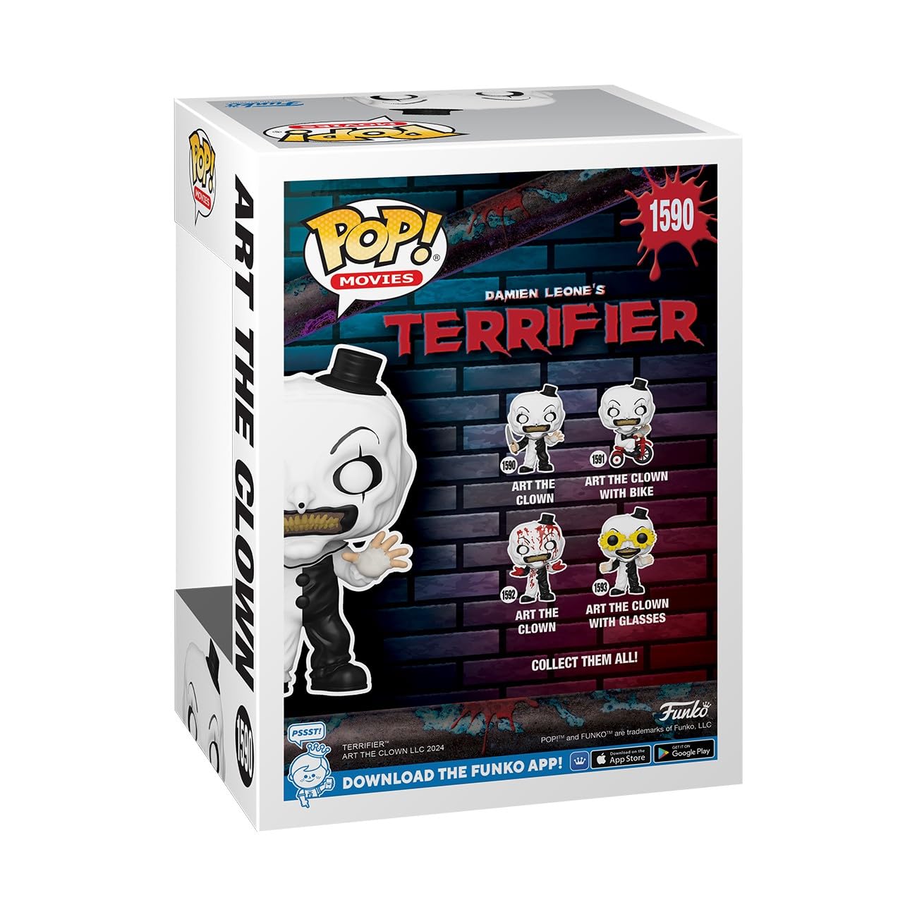 Funko POP! Movies: Terrifier - Art The Clown - Collectable Vinyl Figure - Gift Idea - Official Merchandise - for Kids & Adults - Horror Fans - Model…