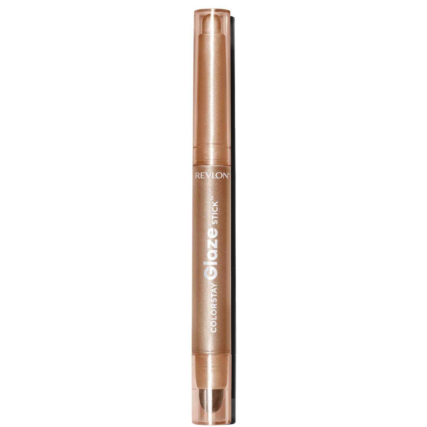 Revlon ColorStay Glaze Stick Eye Shadowliner, Longlasting Shimmer Cream Shadow and Liner Makeup in Bronze Gold, 872 Gilt, 0.037 oz
