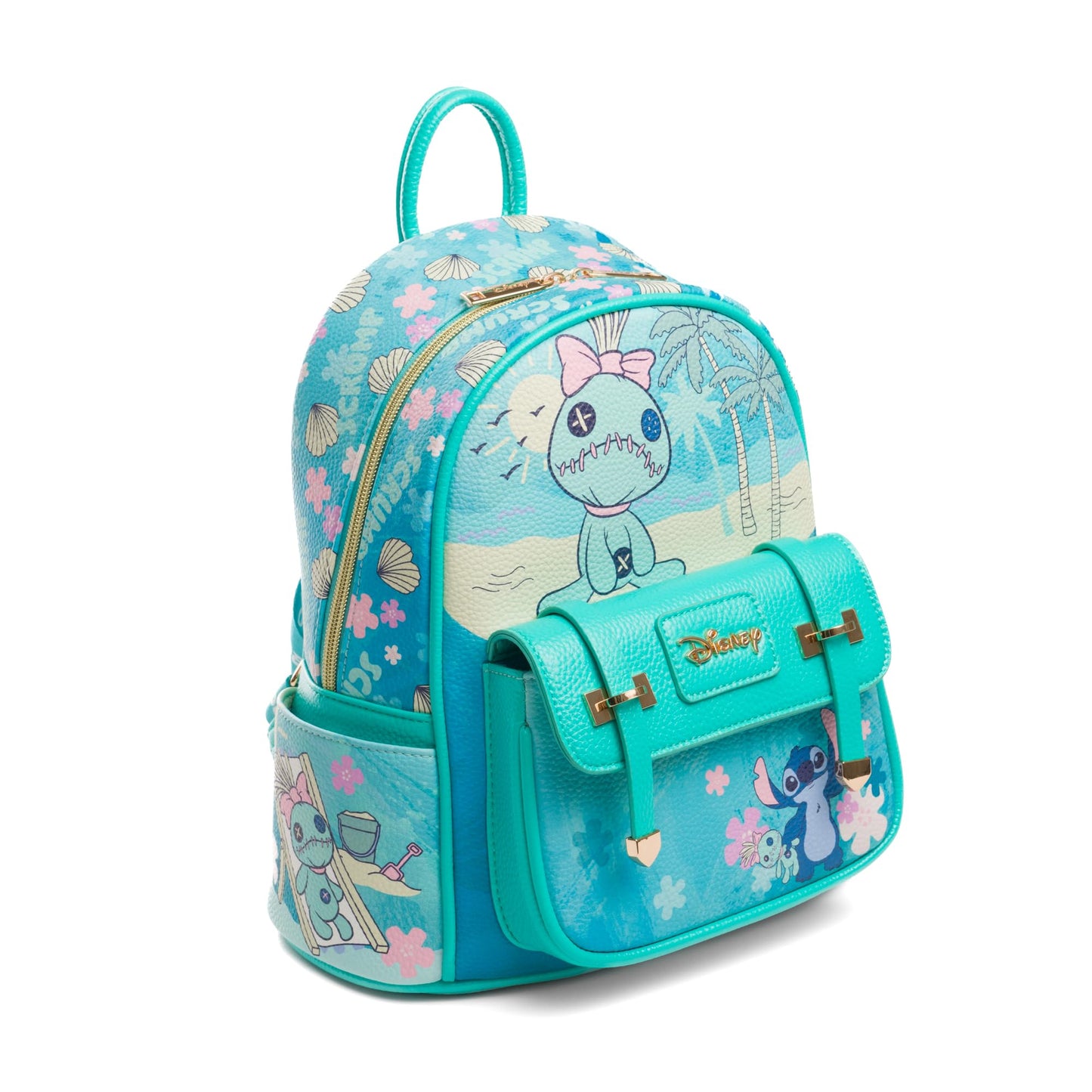 Wondapop Disney Lilo And Stitch Scrump 11" Vegan Leather Mini Backpack