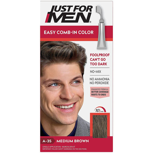 Just For Men Med Brwn Aut Size 12z Just For Men Med Brwn Auto Stp 12z