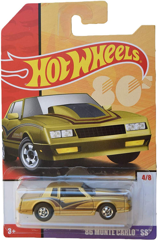 Hot Wheels 1:64 Scale die cast Exclusive Heritage [Gold] '86 Monte Carlo SS 4/8